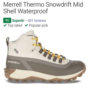 merrell thermo snowdrift mid shell